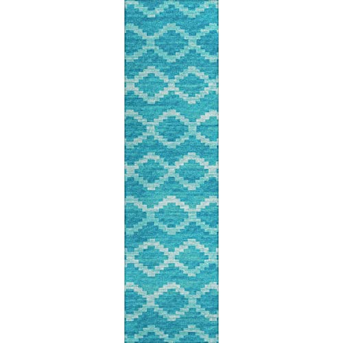 Sedona Sn9 Blue Bohemian Rug Runner 2' 3" X 10'