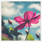 Sylvie Flower in the Sky Framed Canvas by Stephanie Klatt