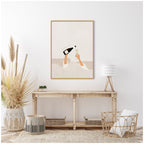 Sylvie Good Morning Art Print Framed Canvas by July Art Prints