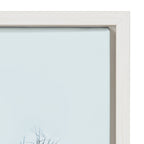 Sylvie One Coconut Palm Tree Framed Canvas by The Creative Bunch Studio