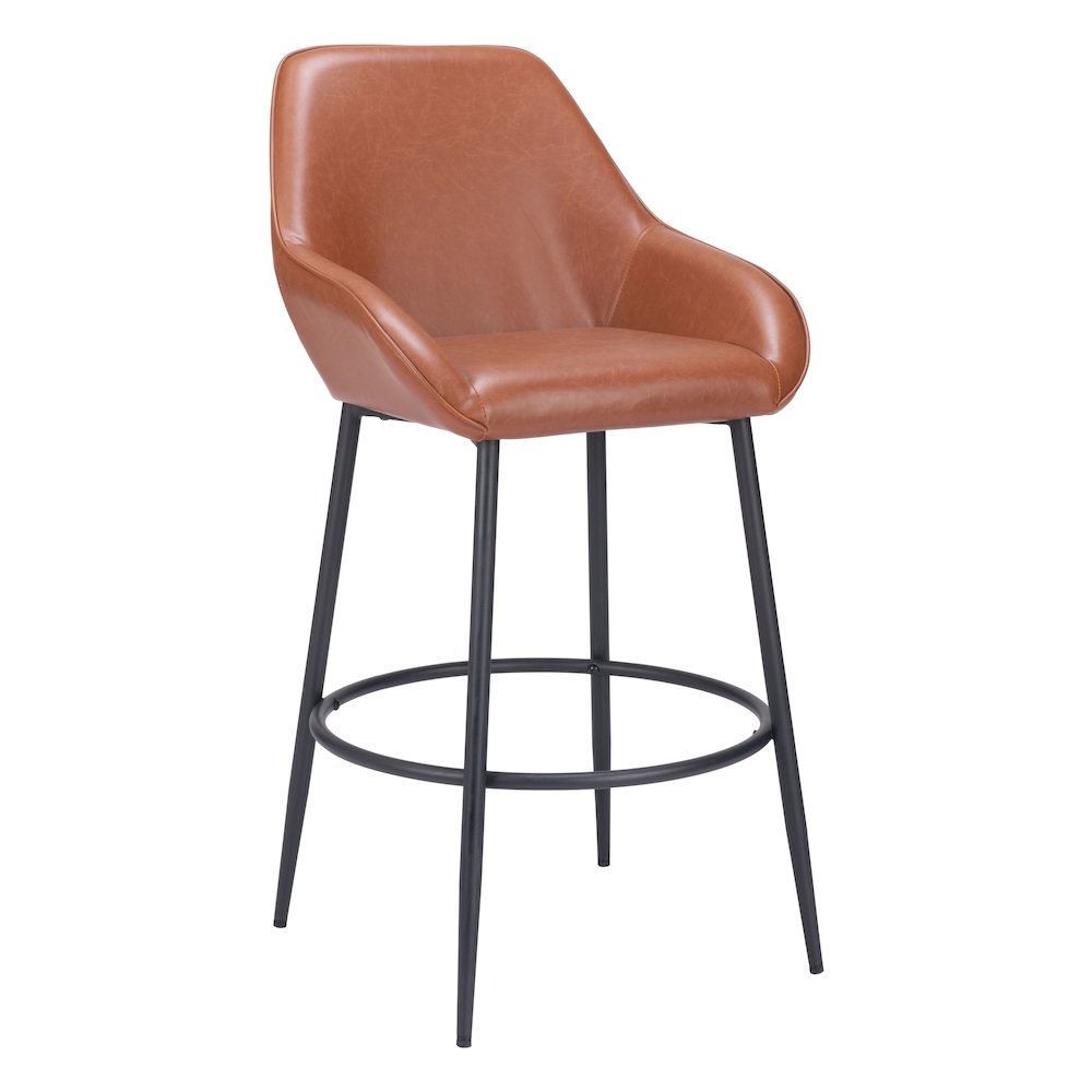 Vila Barstool (Set of 2) Brown