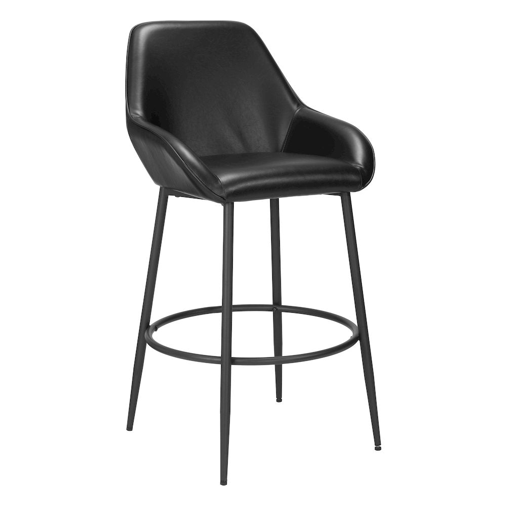 Vila Barstool (Set of 2) Black