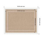 Pinboard White Scalloped Edge