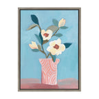 Sylvie Magnolia Blooms Framed Canvas by Kate Aurelia Holloway