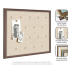 Pinboard Beige Botanical Block Print