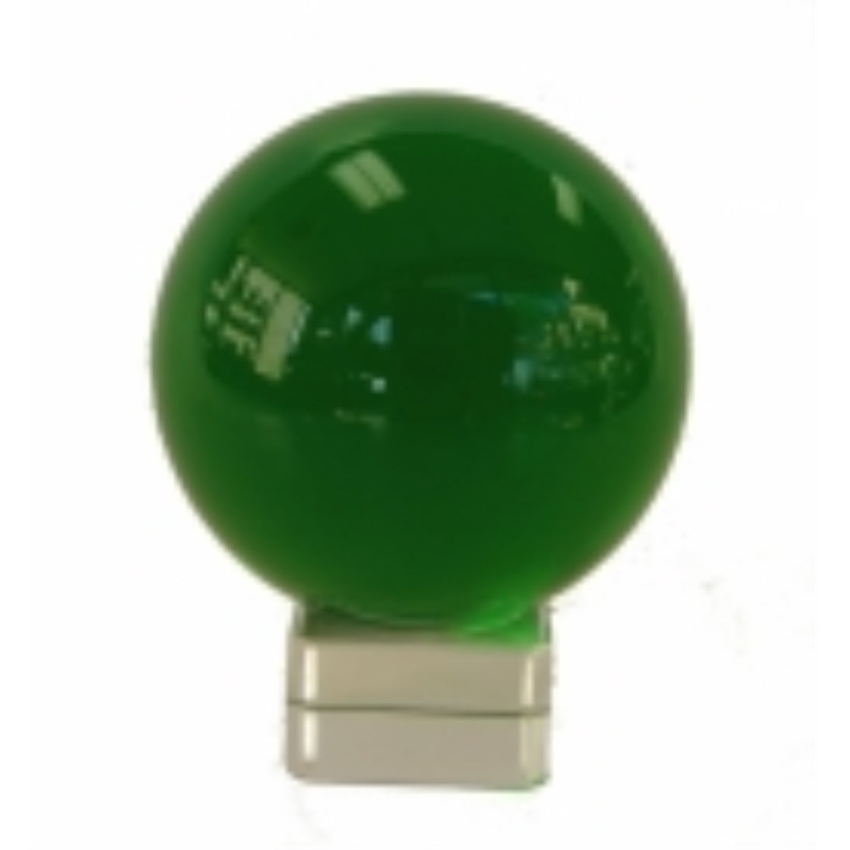 Green Crystal Ball With Crystal Stand