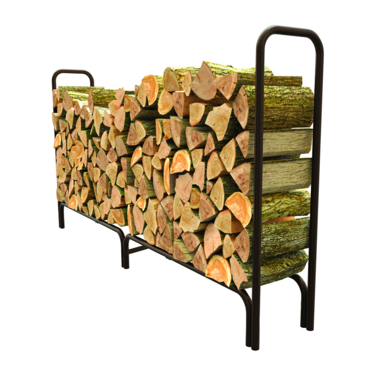 Log Rack Black Steel 8Ft (Pack Of 1)