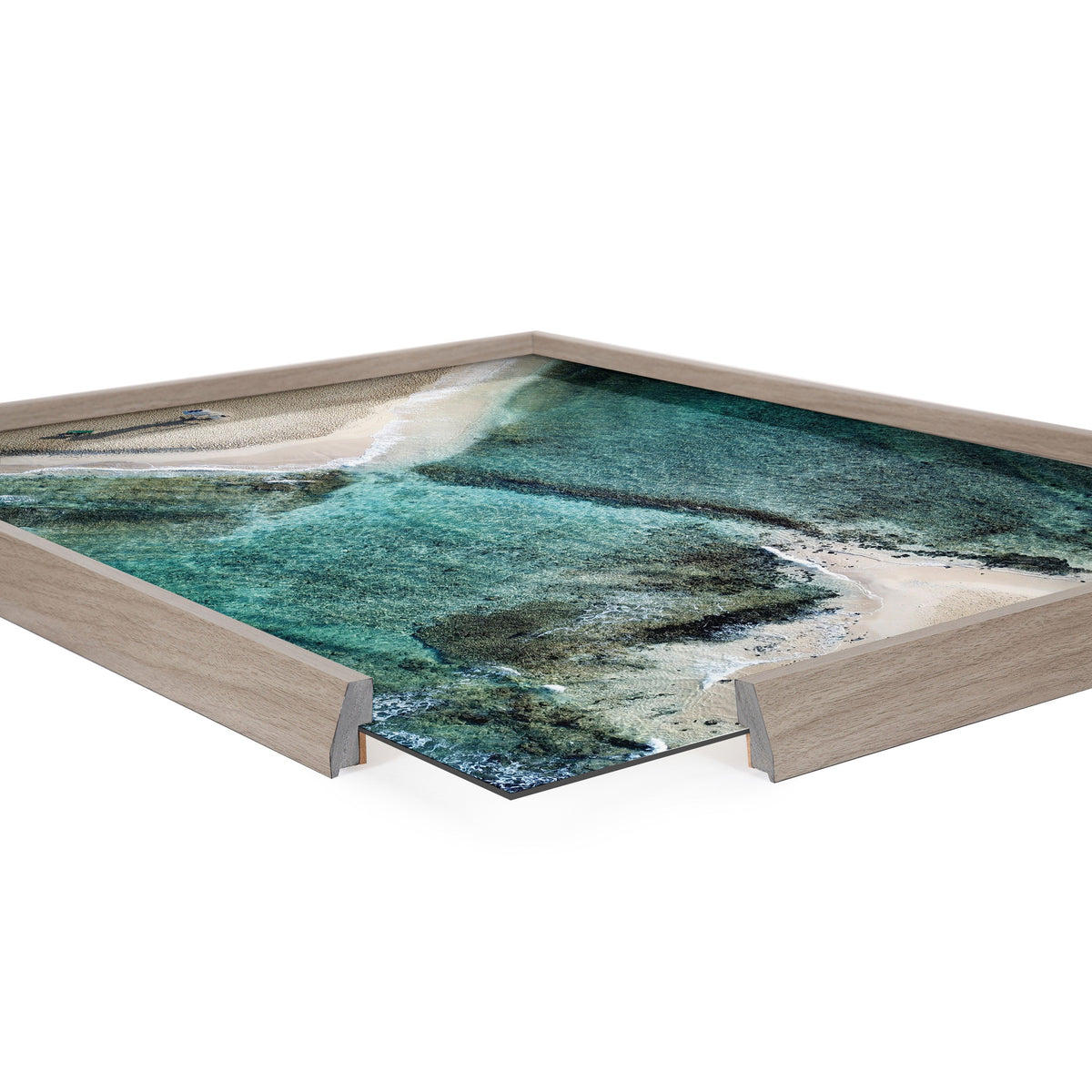 Blake Poipu Beach Framed Printed Art by Rachel Bolgov