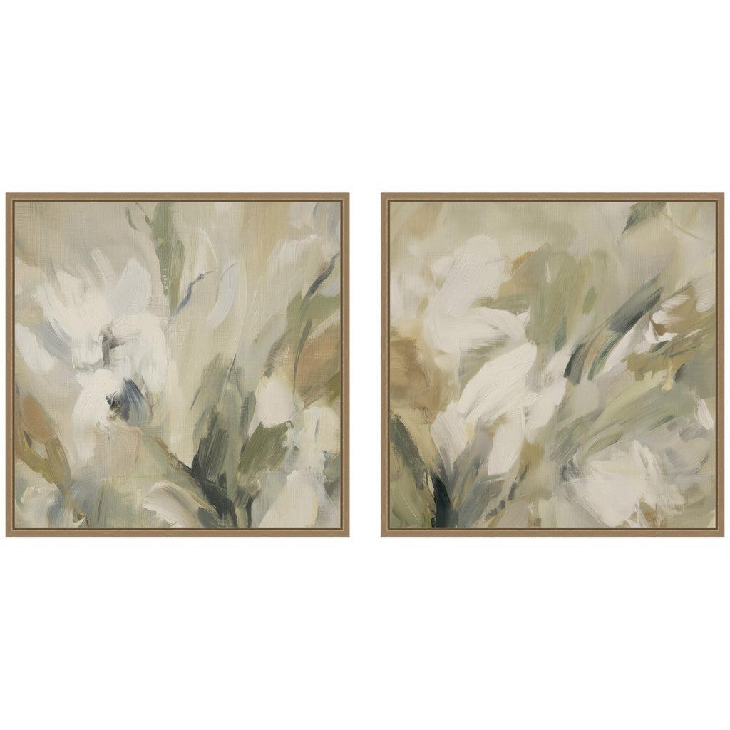 Olive Bloom No. 3 & No. 2 2 Piece Framed Canvas Wall Art Set by Amy Lighthall