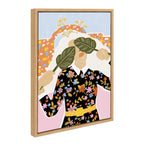 Sylvie I Can't See You Framed Canvas by Alja Horvat