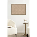 Pinboard Beige Lattice Pattern