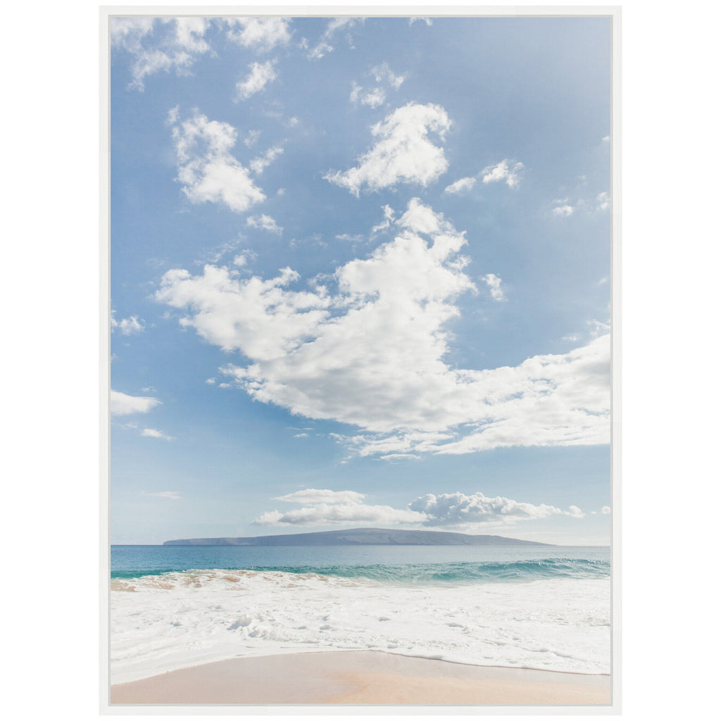 Sylvie Beach Framed Canvas by Alicia Abla