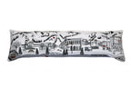 HomeRoots Cream 45' White Aspen Daylight Skyline Lumbar Decorative Pillow