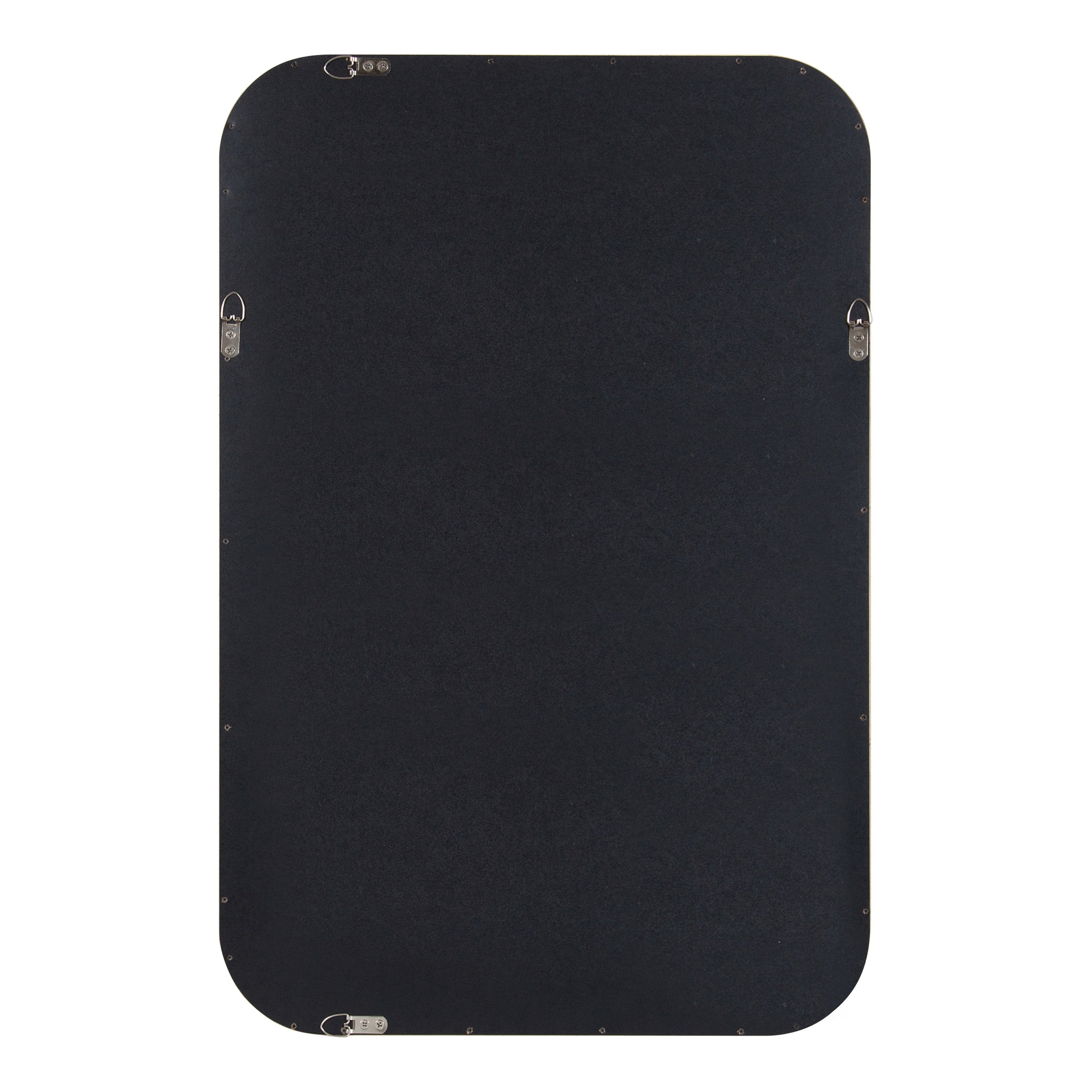 Hutton Wood Framed Radius Rectangle Mirror