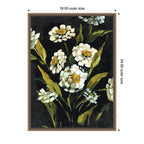 Sylvie Moody Floral 1 Framed Canvas by Annie Quigley