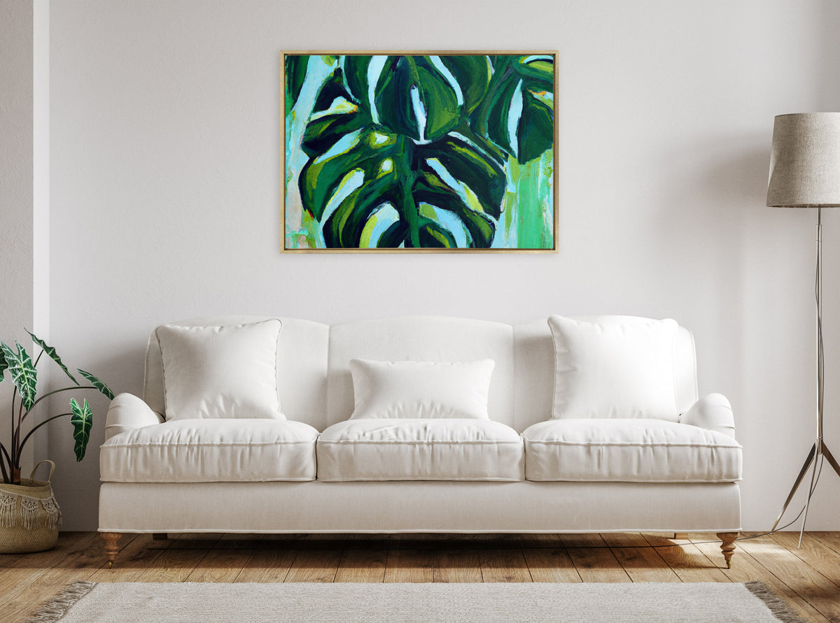 Sylvie Blank Framed Canvas 28x38