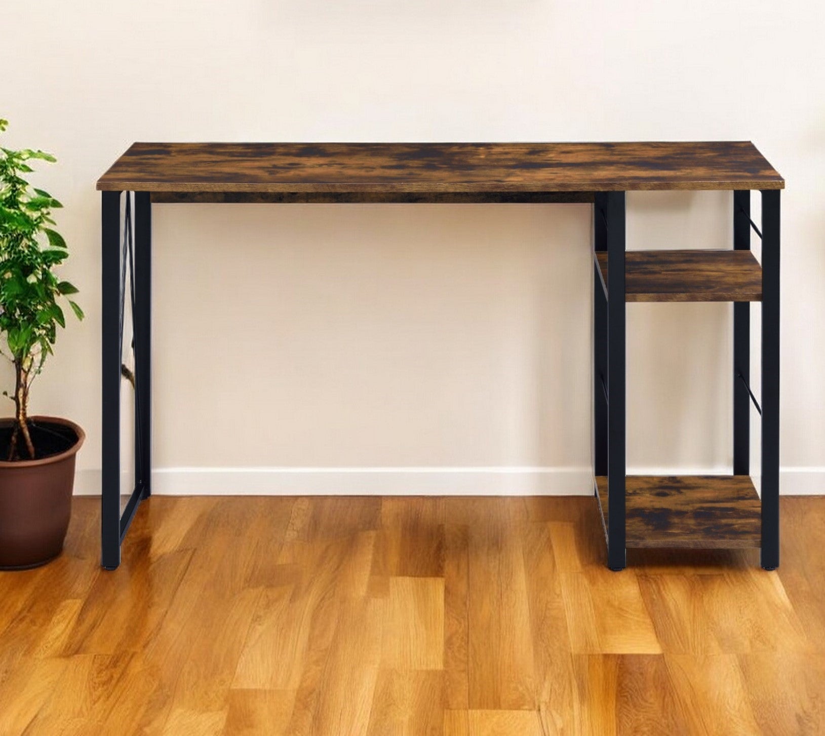 47 Brown and Black Writing Desk