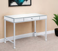 42 Clear Mirrored Writing Desk
