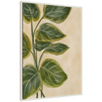 Sylvie Green Foliage Framed Canvas by Nikita Jariwala