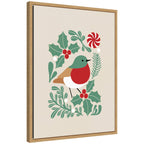 Sylvie Framed Canvas Christmas Icons Prima Set 1 by Dominique Vari