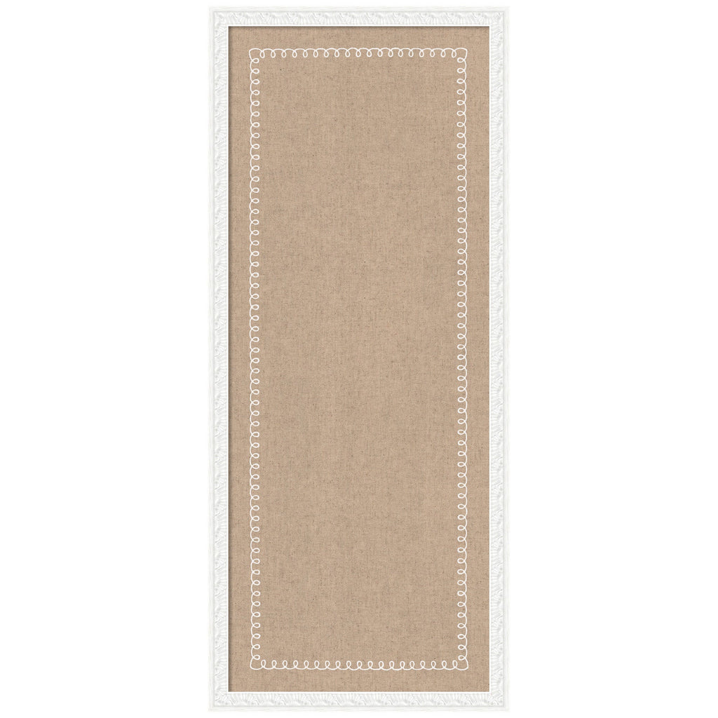 Pinboard White Scalloped Edge