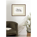 Orange Basket by Gabrielly Guedes Framed Wall Art Print
