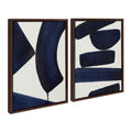 Sylvie Japandi 3 and Japandi 26 Framed Canvas Art Set by Rocket Jack