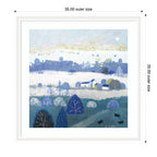 Framed Art Winter Dales by Giuliana Lazzerini