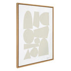 Sylvie Constructed II Neutral Framed Canvas by Statement Goods