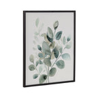 Gallery Modern Minimalist Botanical Watercolor in Muted Teal Print by The Creative Bunch Studio