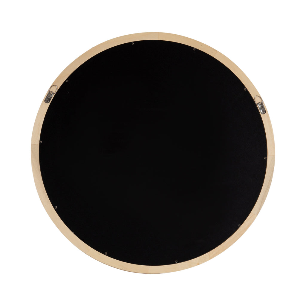Hatherleigh Round Wood Wall Mirror
