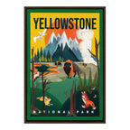 Sylvie Yellowstone Park Framed Canvas by The Whiskey Ginger