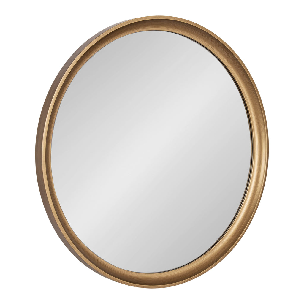 Hatherleigh Round Wood Wall Mirror