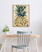 Sylvie Pineapple Study No 2 Framed Canvas by Rachel Christopoulos