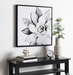 Sylvie Succulent Framed Canvas by Simon Te of Tai Prints