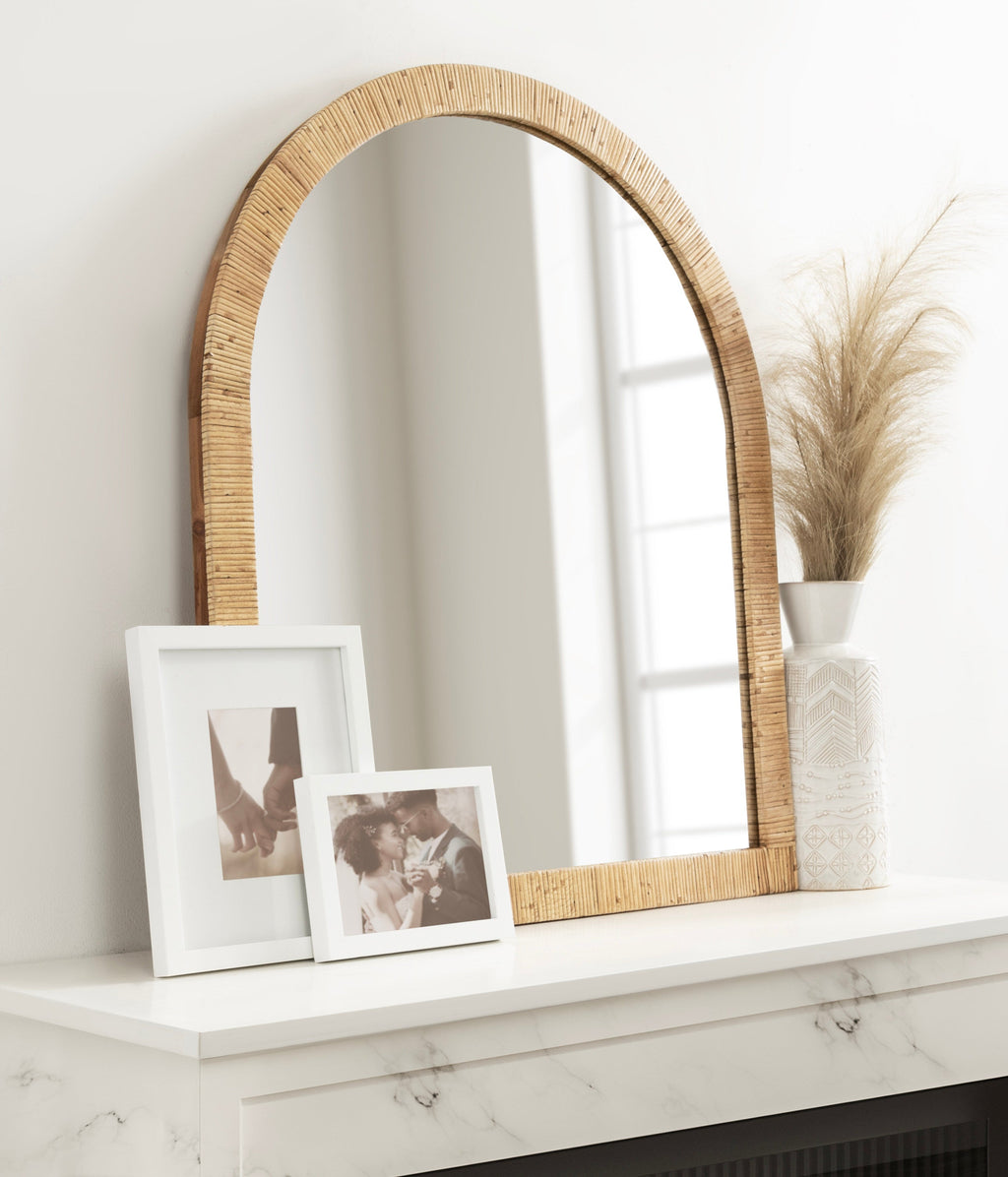 Rahfy Arch Framed Wall Mirror