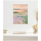 Sylvie Pastel Horizon II Framed Canvas by Amy Lighthall