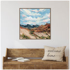 Nevada by Emily Kenney Framed Canvas Wall Art Print
