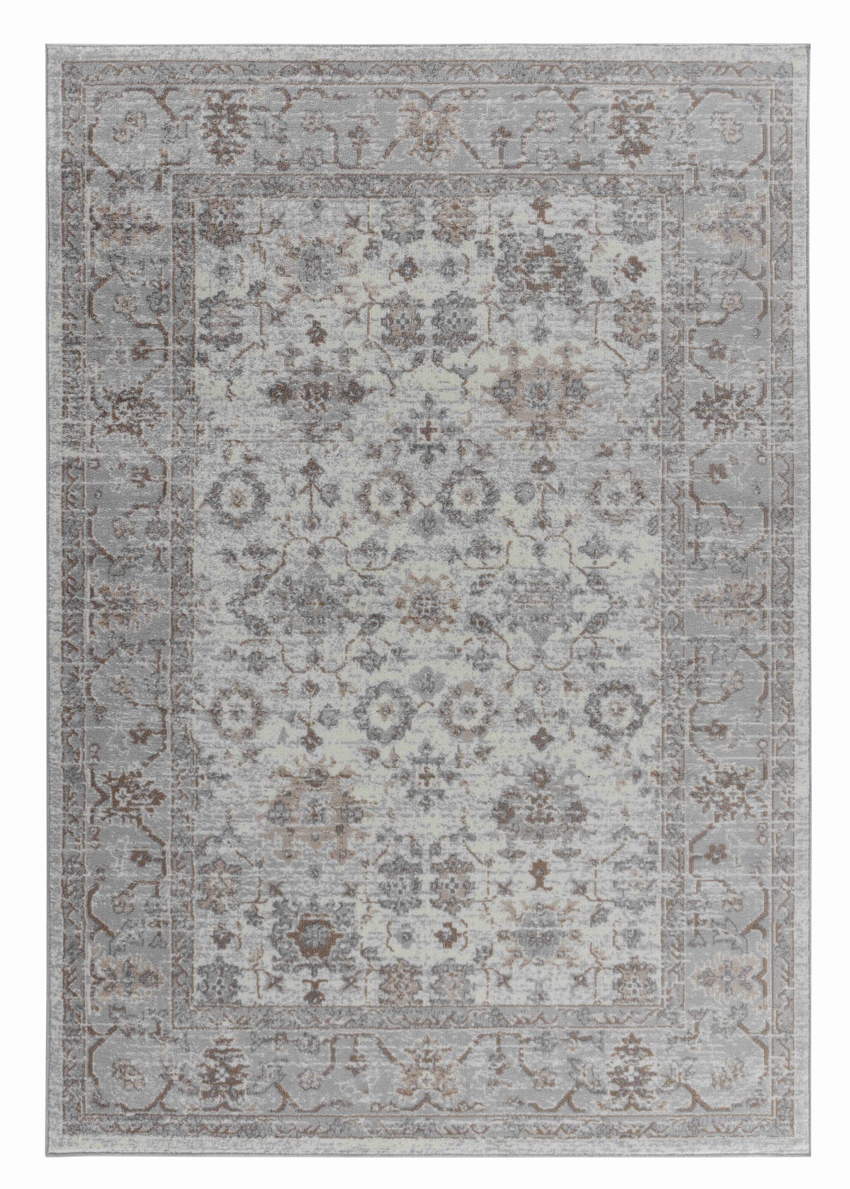 HomeRoots 506645 8 x 11 ft. Gray Oriental Rectangle Area Rug