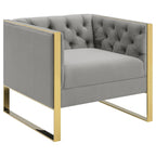 Coaster Furniture Eastbrook Tufted Back Grey Chair 509113