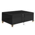 Superhold Outdoor Coffee Table Cover - Waterproof Rectangular Patio Coffee Table Cover (42L X 24W X 18H Inches, Black) Outdoor S