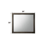 Acme Ireland Mirror in Gray Oak