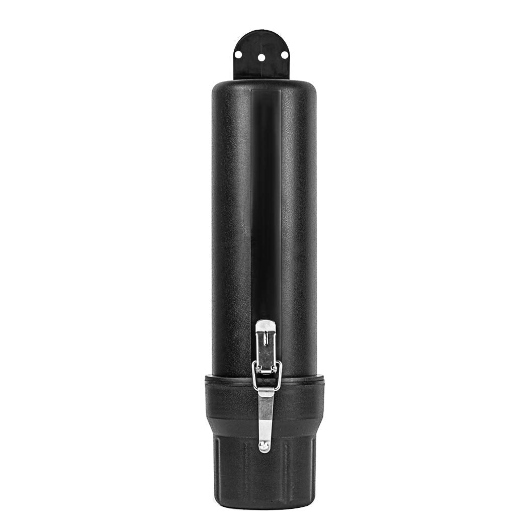Moto4U Motorcycle Off-Road Universal Tool Tube Waterproof Storage Canister Tool Repair Box Document Holder Black With Anti-Theft