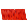 Line2Design Firefighter Door Stopper - Safety Combo Sprinkler Stops Wedge Pack - Multi Surface Compatibility Door Stop Opener We