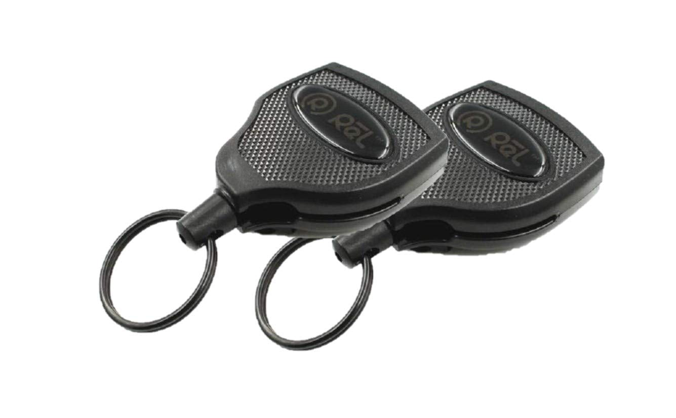 Superrel Heavy Duty Retractable Key & Badge Holder, 48' Kevlar Cord (2)