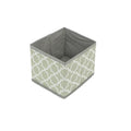 Hokipo NonWoven Polypropylene Wardrobe Organizer Foldable Cloth Storage Bin Square Baskets For Cupboard Closet, Pack Of 1 (Ar3