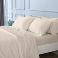 Gokotta Queen Size Bed Sheets 6 Piece Set, Soft Cooling For Hot Sleepers - Hotel Luxury Silky Breathable Sheets, Deep Pocket Up