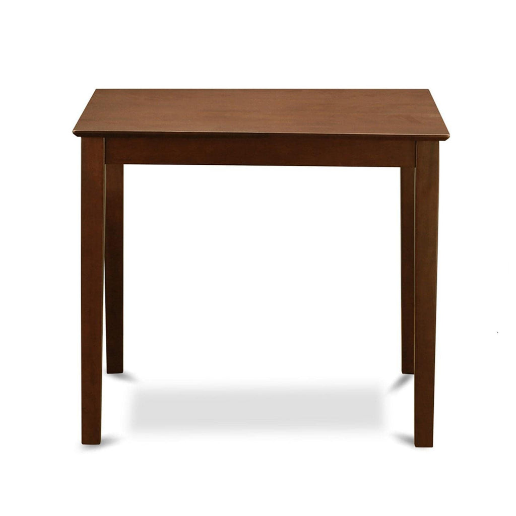 East West Furniture Vernon 3 Piece Counter Height Set for Small Spaces Contains a Square Kitchen Table and 2 Dining Room Chairs, 36x36 Inch, VERN3-MAH-W
