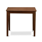 East West Furniture Vernon 3 Piece Counter Height Set for Small Spaces Contains a Square Kitchen Table and 2 Dining Room Chairs, 36x36 Inch, VERN3-MAH-W