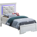 Glory Furniture Lorana Twin Bed In Pearl White